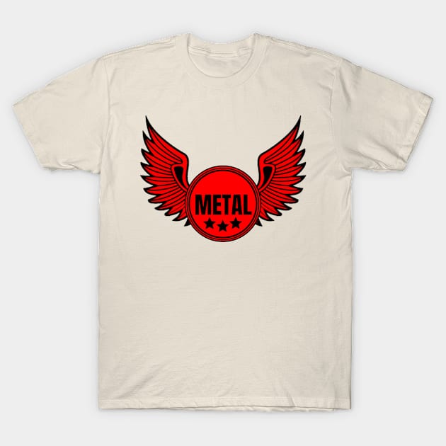 Metal cwing T-Shirt by RELAXSHOPART